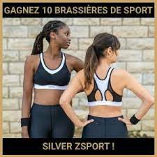Jeu concours Silver Zsport - Gagnez 10 brassières de sport
